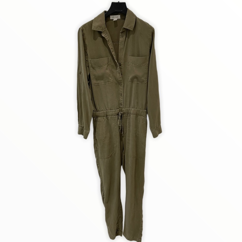 Bella Dahl olive green jumpsuit size XS